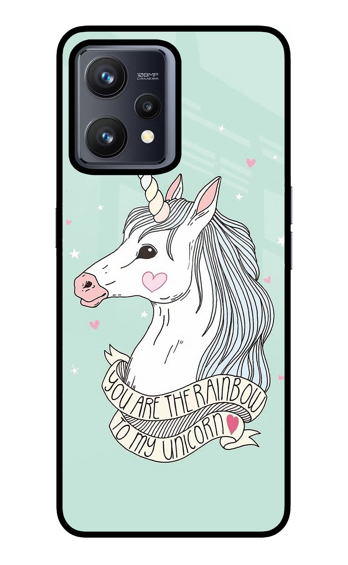 Unicorn Wallpaper Realme 9 4G Glass Case