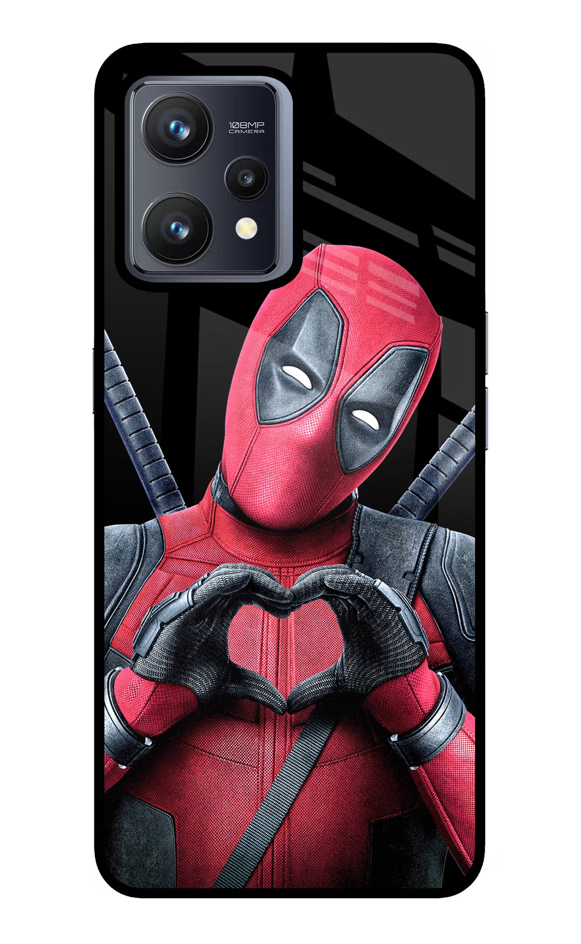 Deadpool Realme 9 4G Glass Case