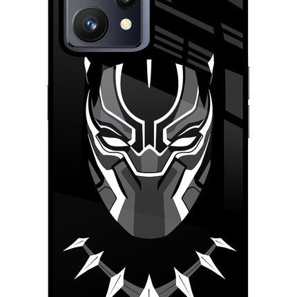 Black Panther Realme 9 4G Glass Case Back Cover by Casekaro