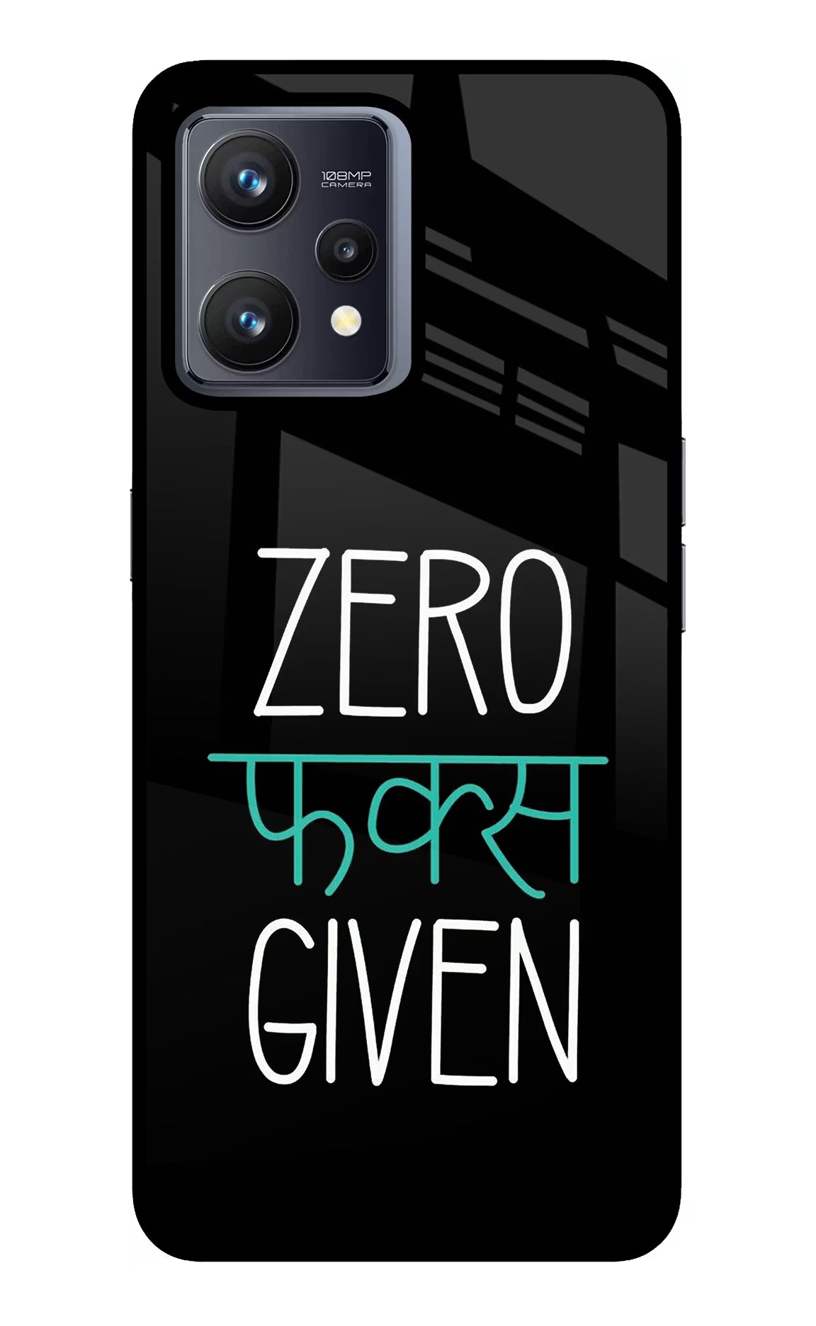 Zero Fucks Given Realme 9 4G Glass Case