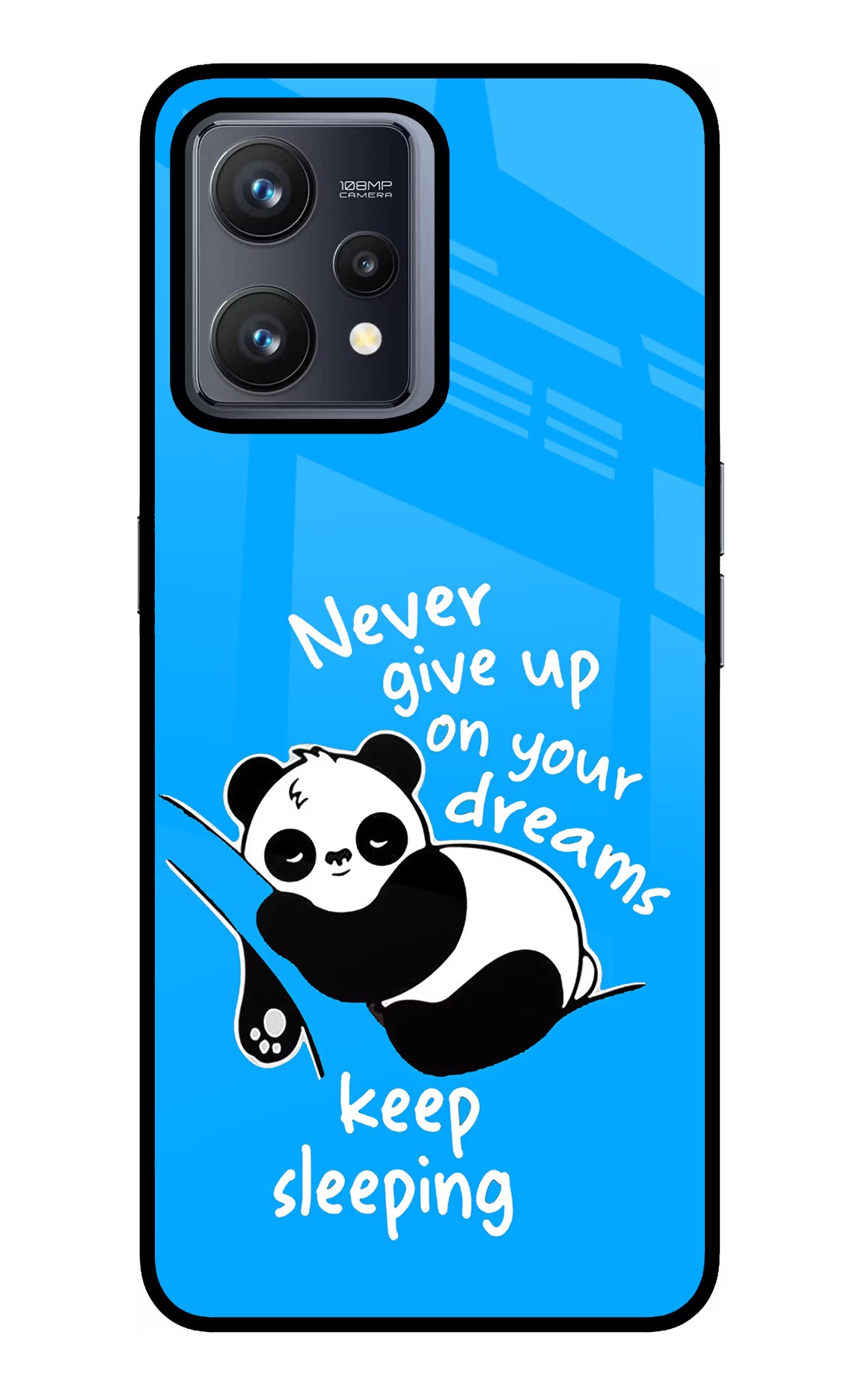 Keep Sleeping Realme 9 4G Glass Case Back Cover by Casekaro