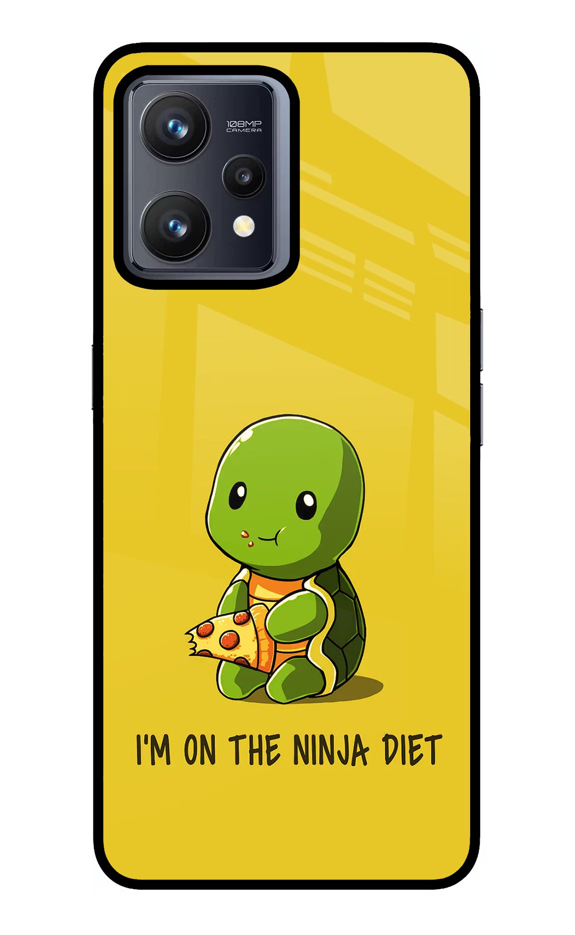 I'm on Ninja Diet Realme 9 4G Glass Case Back Cover by Casekaro