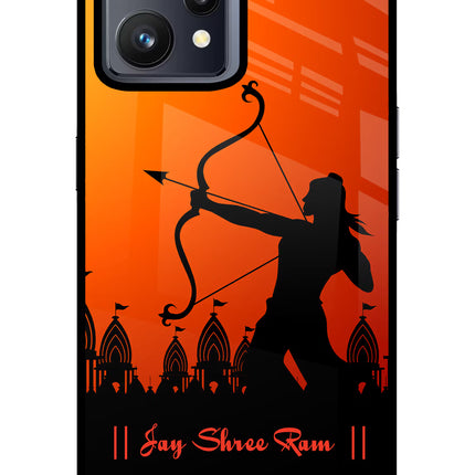 Lord Ram - 4 Realme 9 4G Glass Case Back Cover by Casekaro