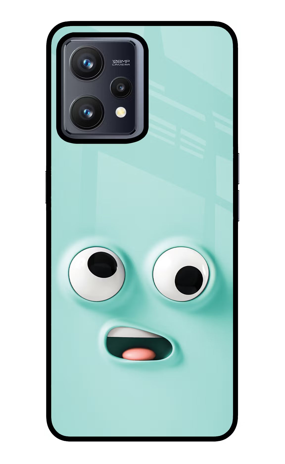 Funny Cartoon Realme 9 4G Glass Case Back Cover by Casekaro