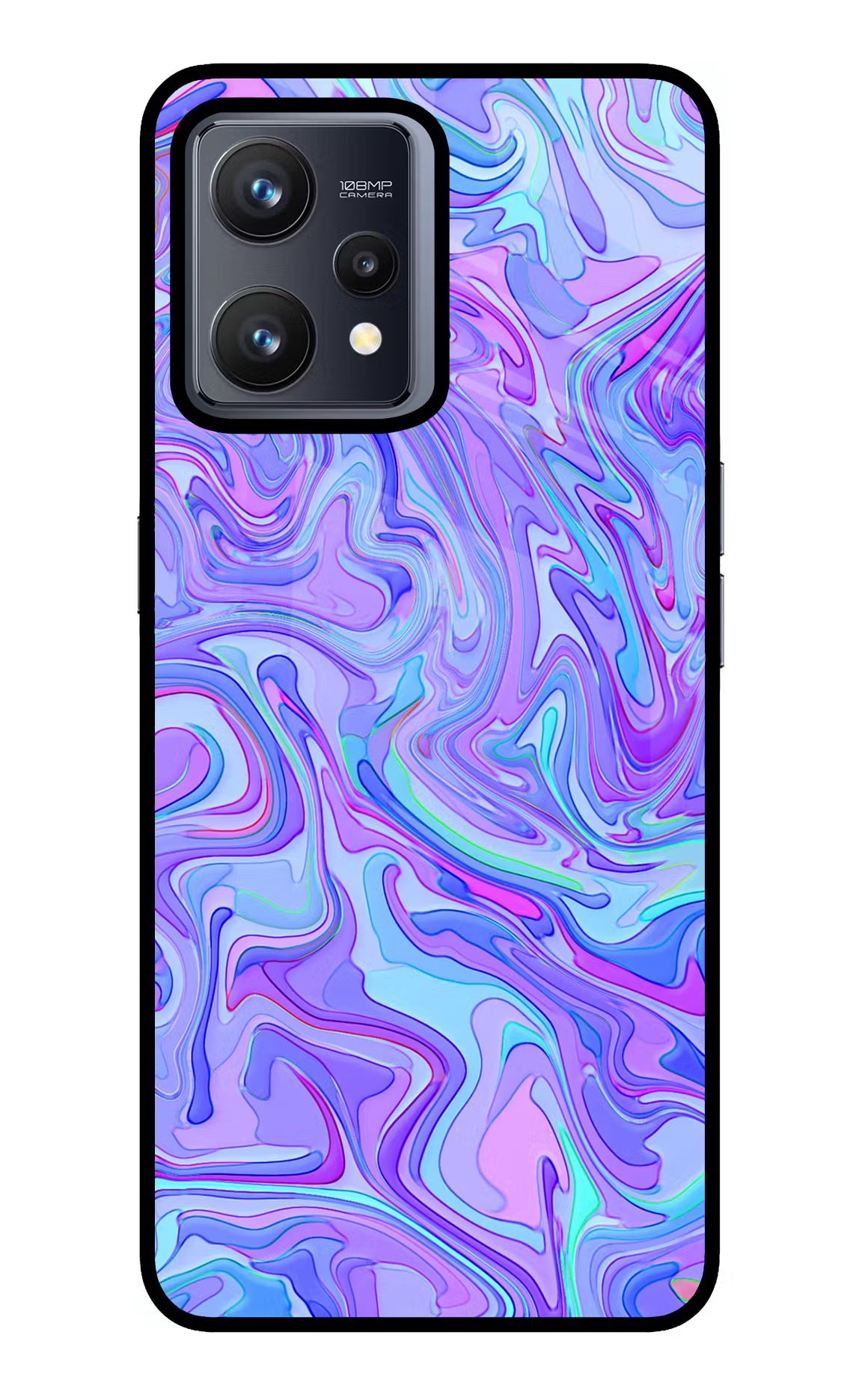 Glitter Realme 9 4G Glass Case