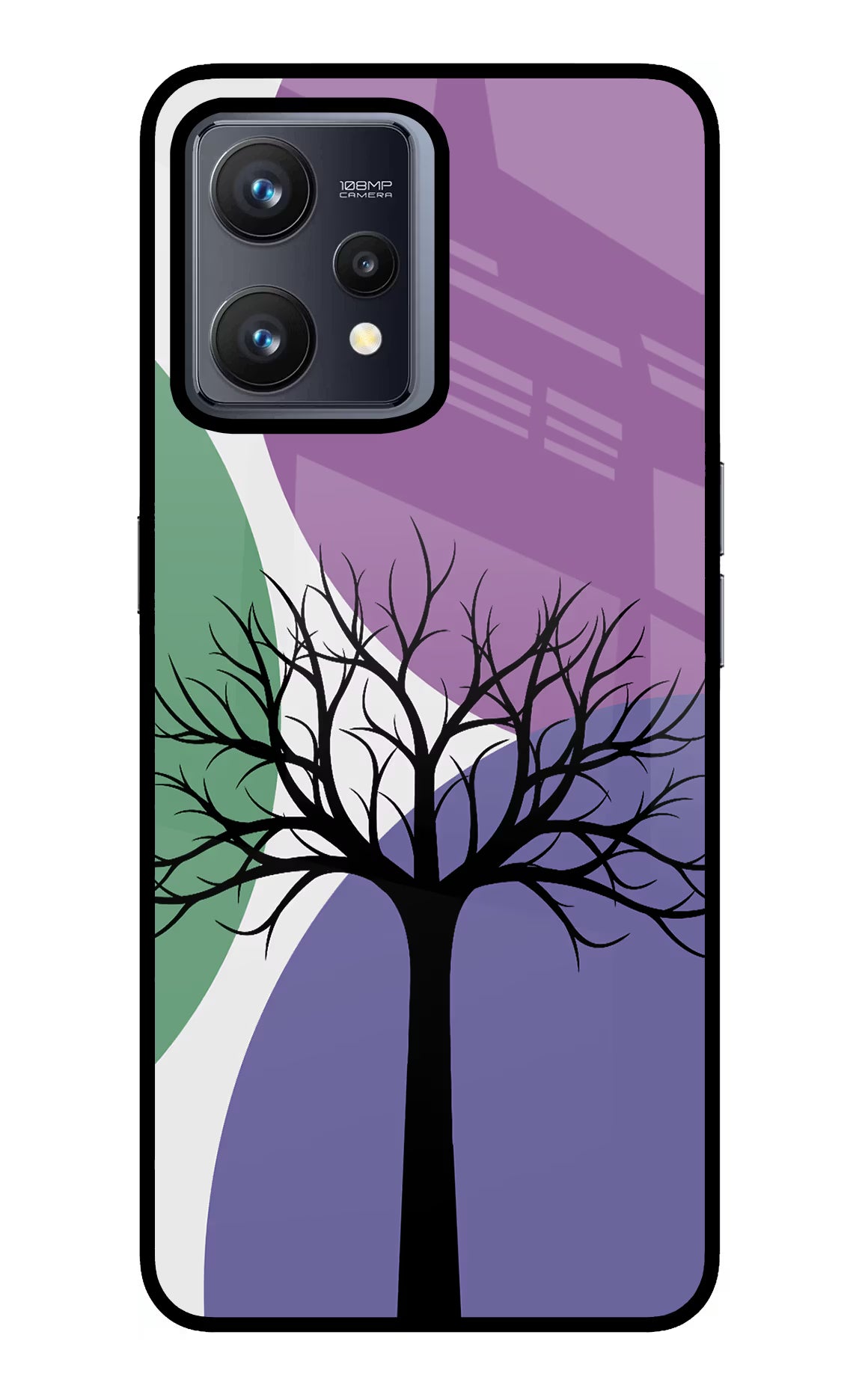 Tree Art Realme 9 4G Glass Case Back Cover by Casekaro