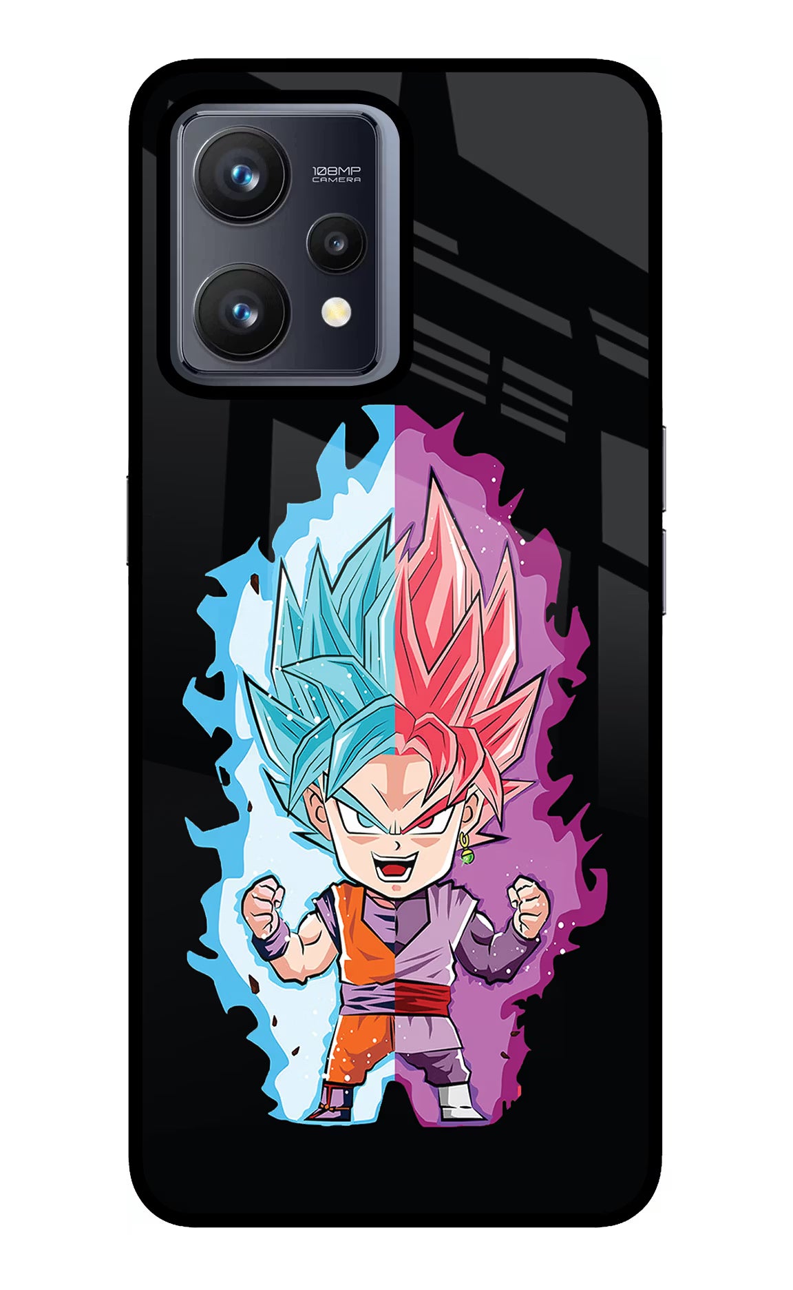 Chota Goku Realme 9 4G Glass Case Back Cover by Casekaro