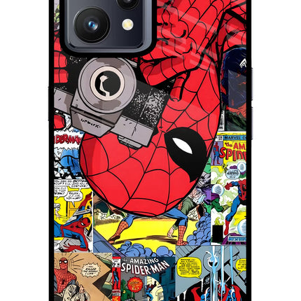 Spider Man Realme 9 4G Glass Case