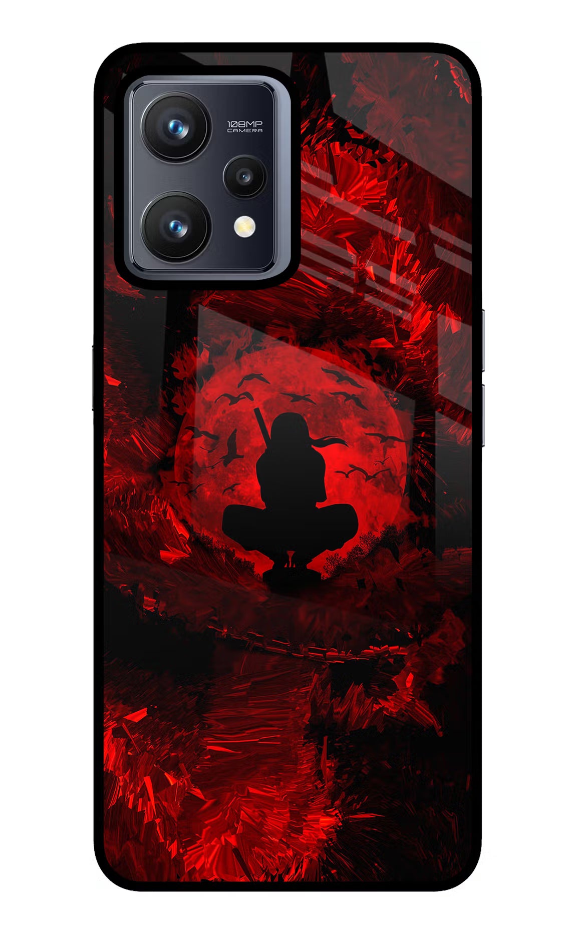 Itachi Uchiha Realme 9 4G Glass Case Back Cover by Casekaro