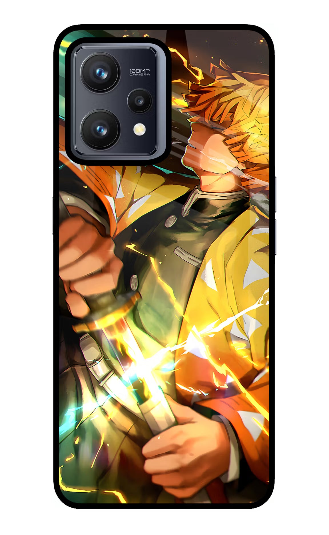 Demon Slayer Realme 9 4G Glass Case Back Cover by Casekaro