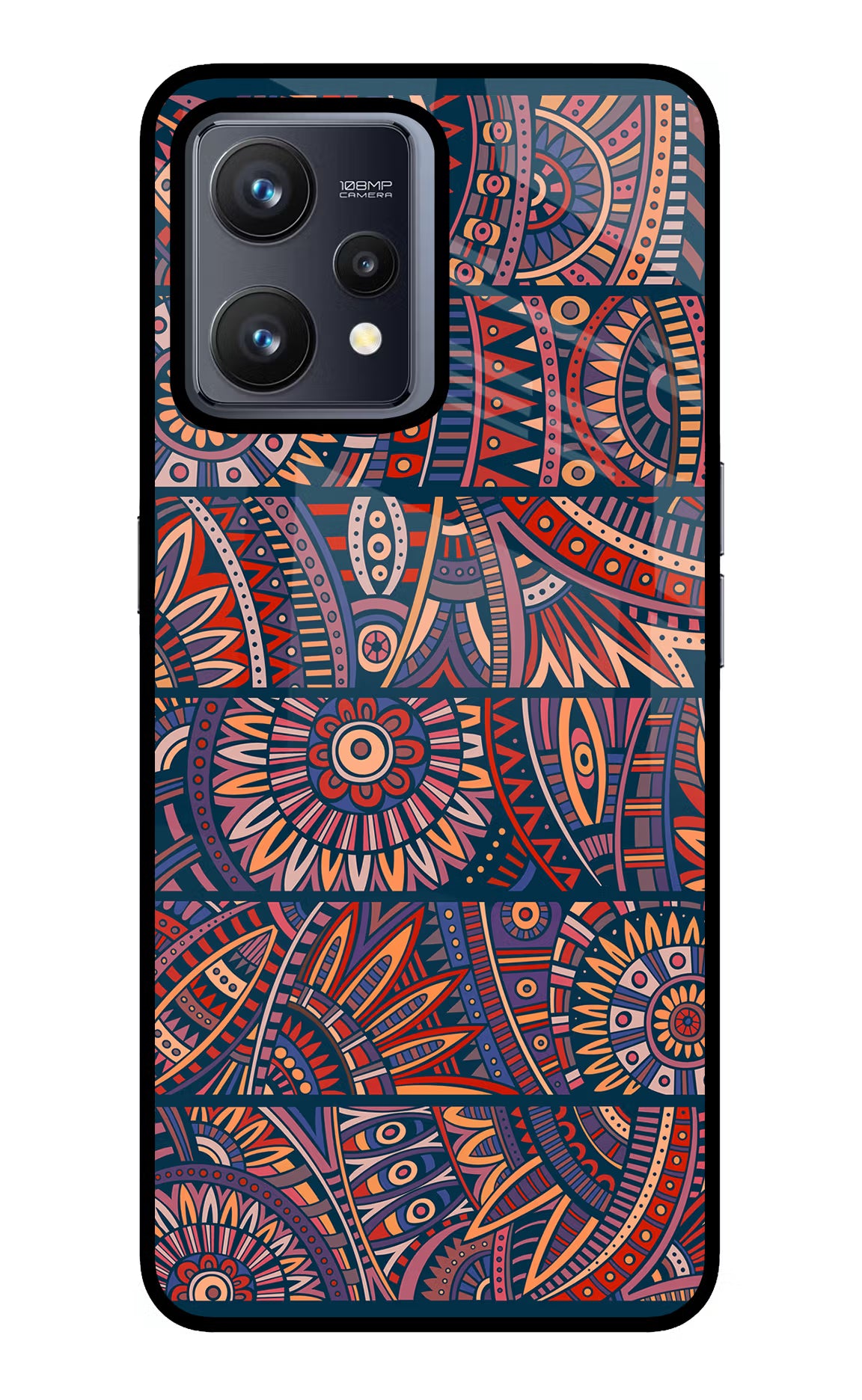 African Culture Design Realme 9 4G Glass Case Back Cover by Casekaro