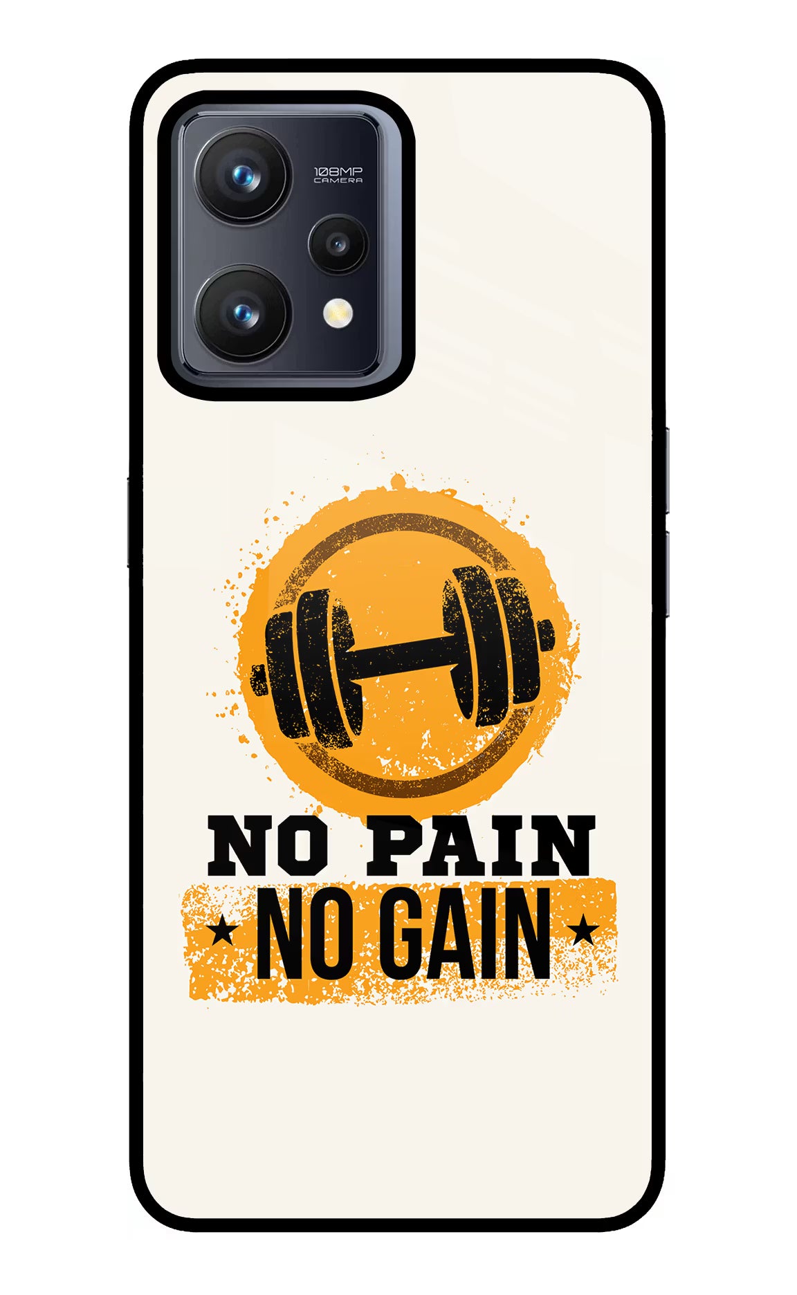 No Pain No Gain Realme 9 4G Glass Case