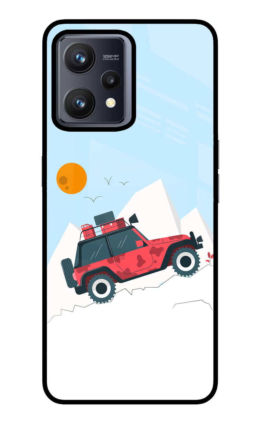 Mountain Trail Beast Realme 9 4G Back Cover, Glass case