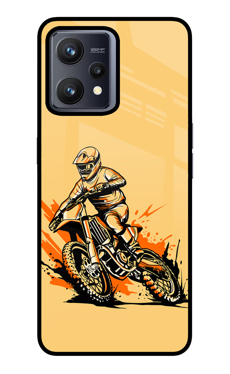 Off-Road Fury Realme 9 4G Back Cover, Glass case