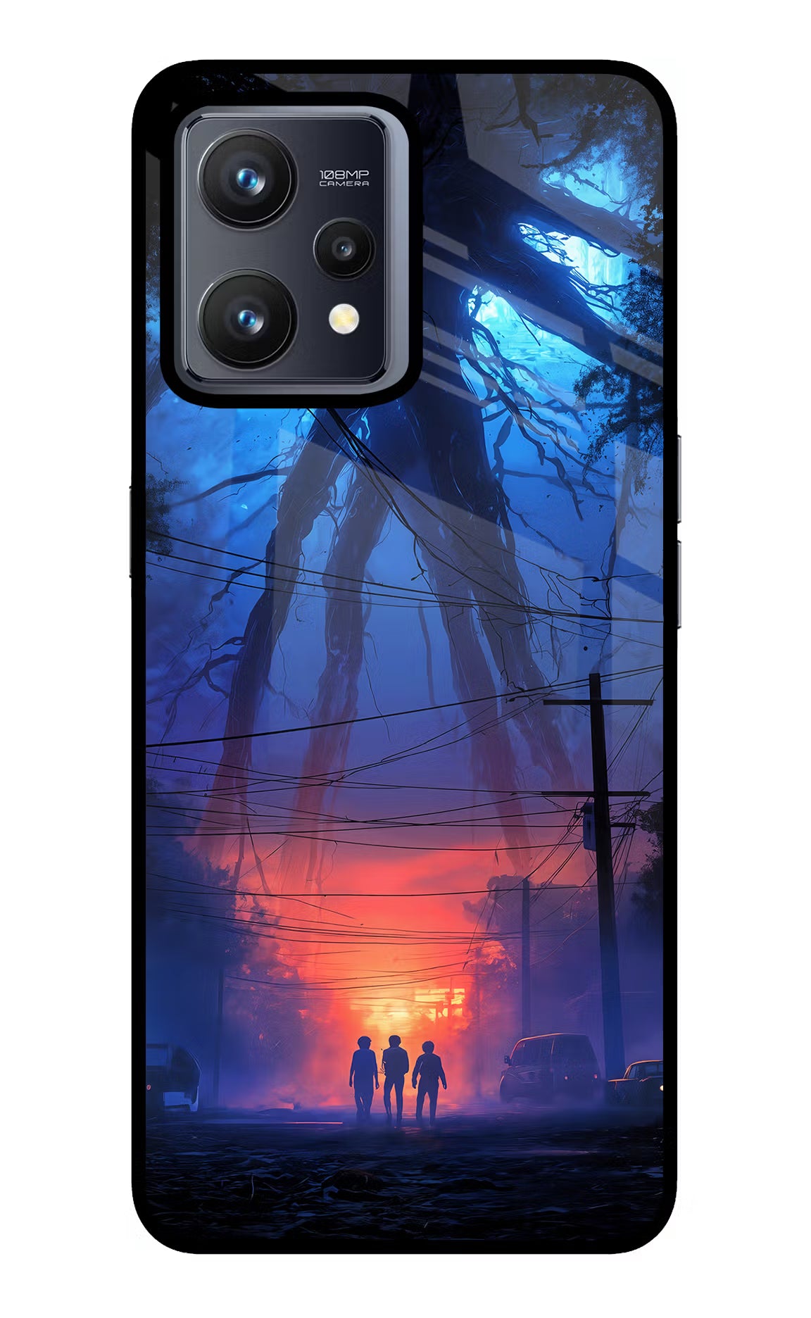 Ordinary Things Shadow Realme 9 4G Glass Case Back Cover by Casekaro