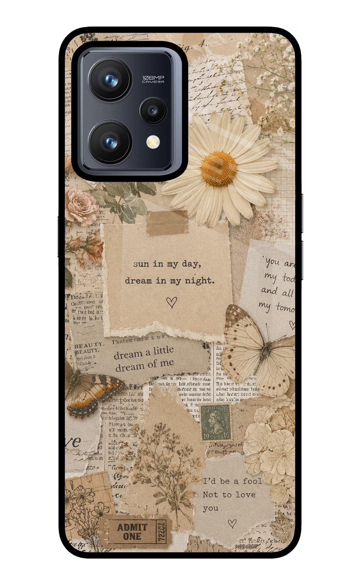 Vintage case Realme 9 4G Glass Case