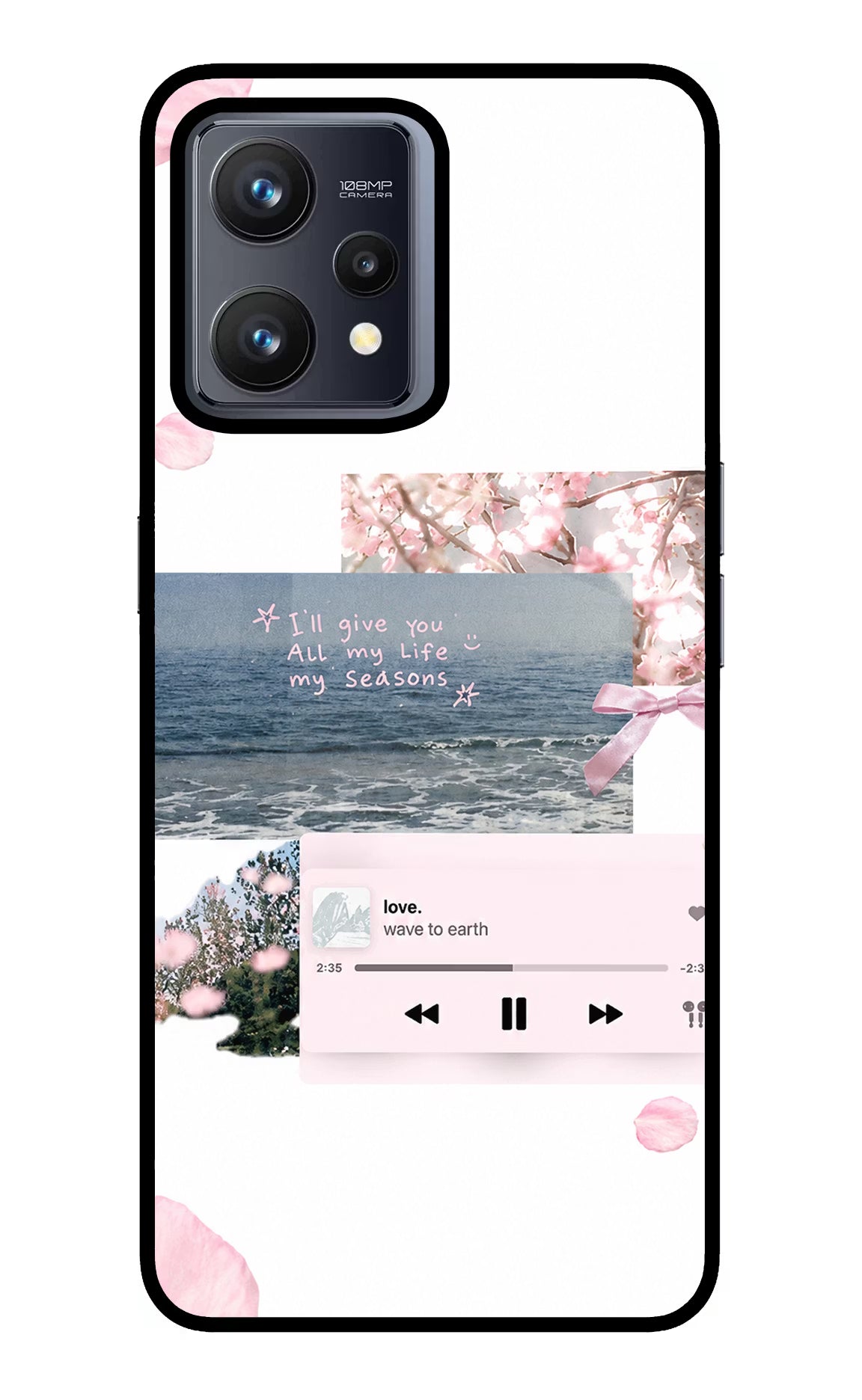 Wave to earth Realme 9 4G Glass Case