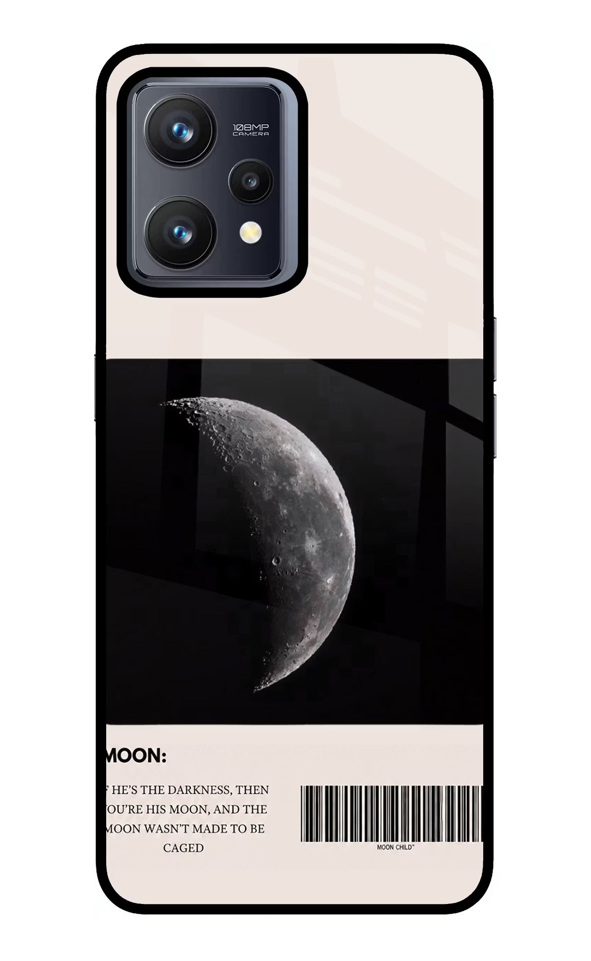 Moon Phase Realme 9 4G Glass Case