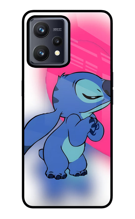 Stitch Hug Realme 9 4G Glass Case