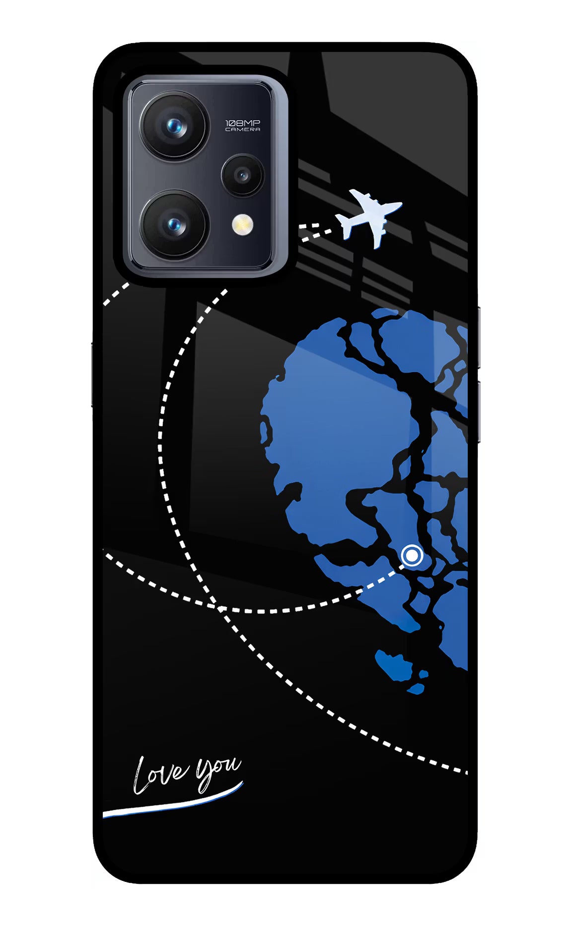 Love Orbit Realme 9 4G Glass Case
