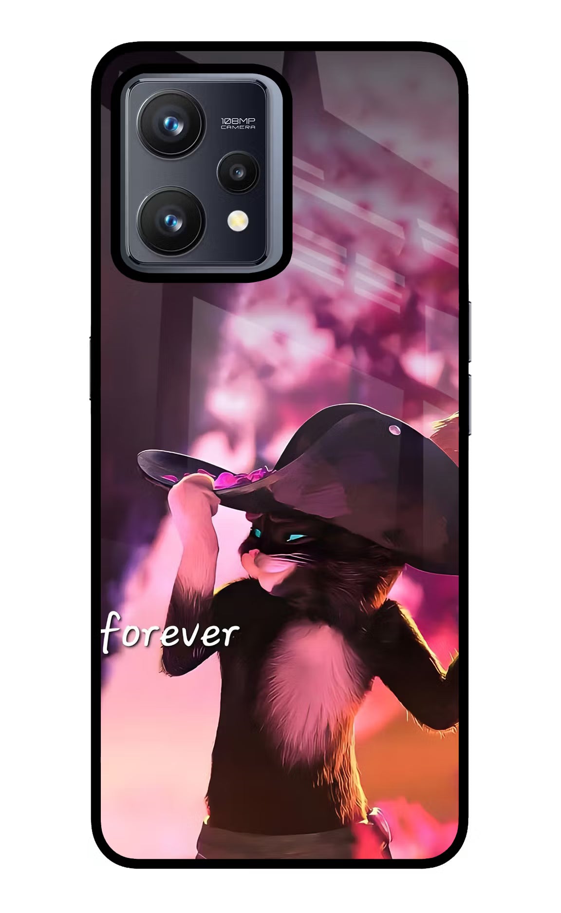 Forever Cat Realme 9 4G Glass Case