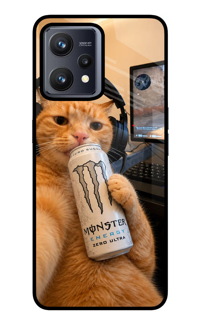 Gamer Cat Energy Realme 9 4G Glass Case