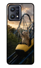 Rollercoaster Dog Realme 9 4G Glass Case