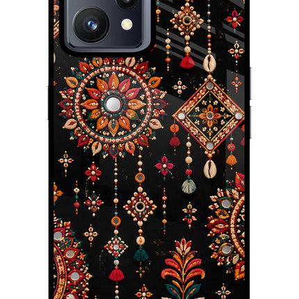 Boho Noir Realme 9 4G Glass Case