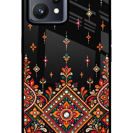 Noir Mehfil Realme 9 4G Glass Case