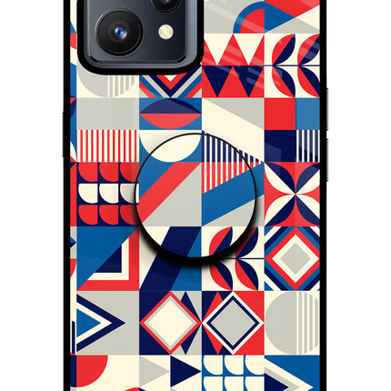Colorful Pattern Realme 9 4G Pop Case by Casekaro