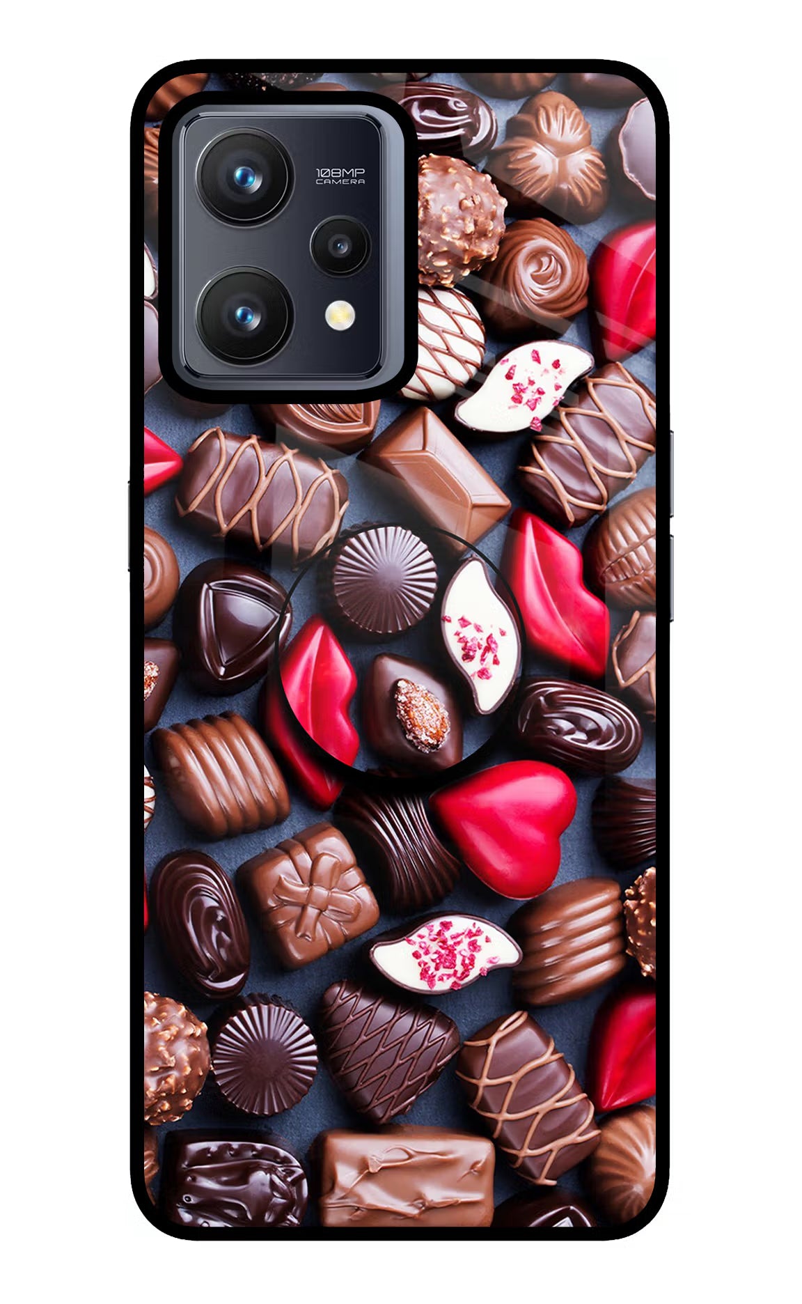 Chocolates Realme 9 4G Pop Case by Casekaro