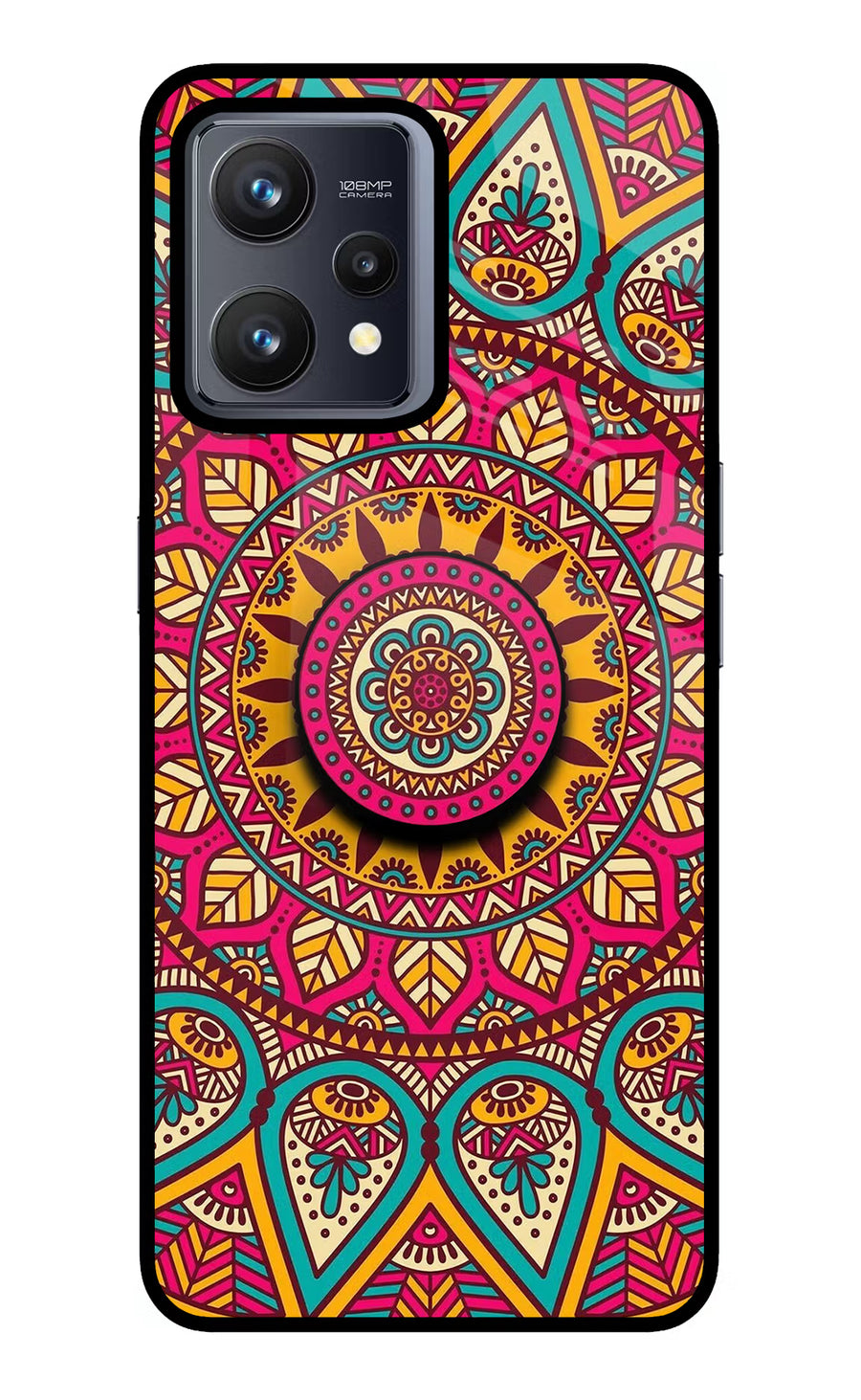 Mandala Realme 9 4G Pop Case, Glass case