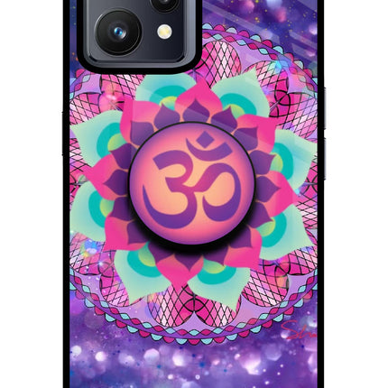 Om Purple Realme 9 4G Pop Case by Casekaro