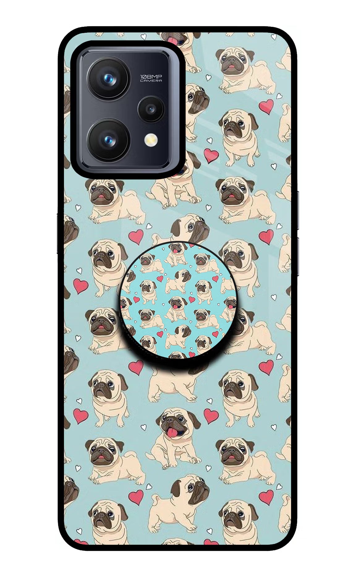 Pug Dog Realme 9 4G Pop Case by Casekaro