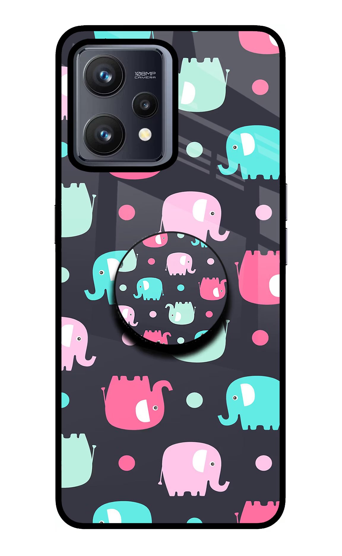 Baby Elephants Realme 9 4G Pop Case by Casekaro