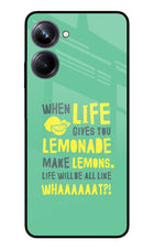 Quote Realme 10 Pro 5G Glass Case Back Cover by Casekaro