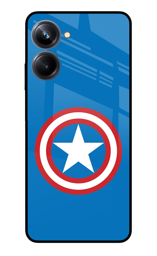 Captain America Logo Realme 10 Pro 5G Glass Case