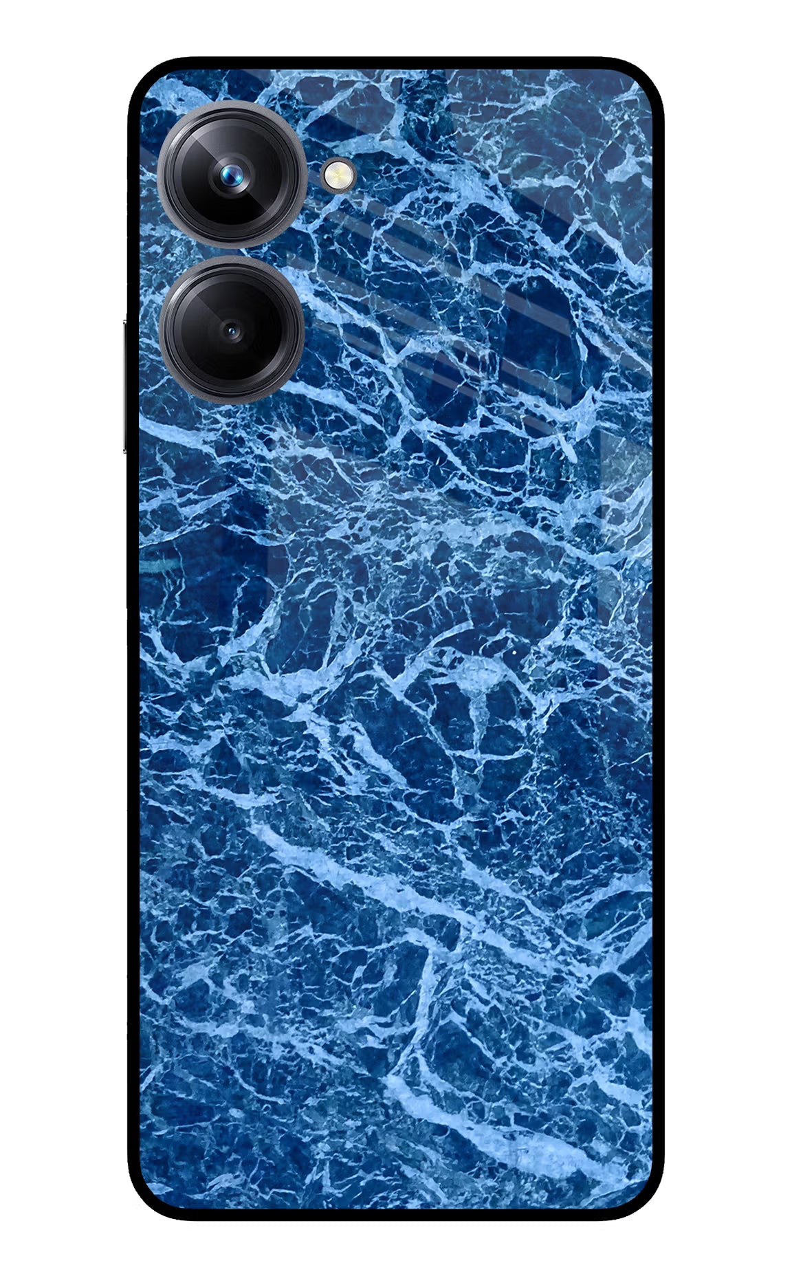 Blue Marble Realme 10 Pro 5G Glass Case Back Cover by Casekaro