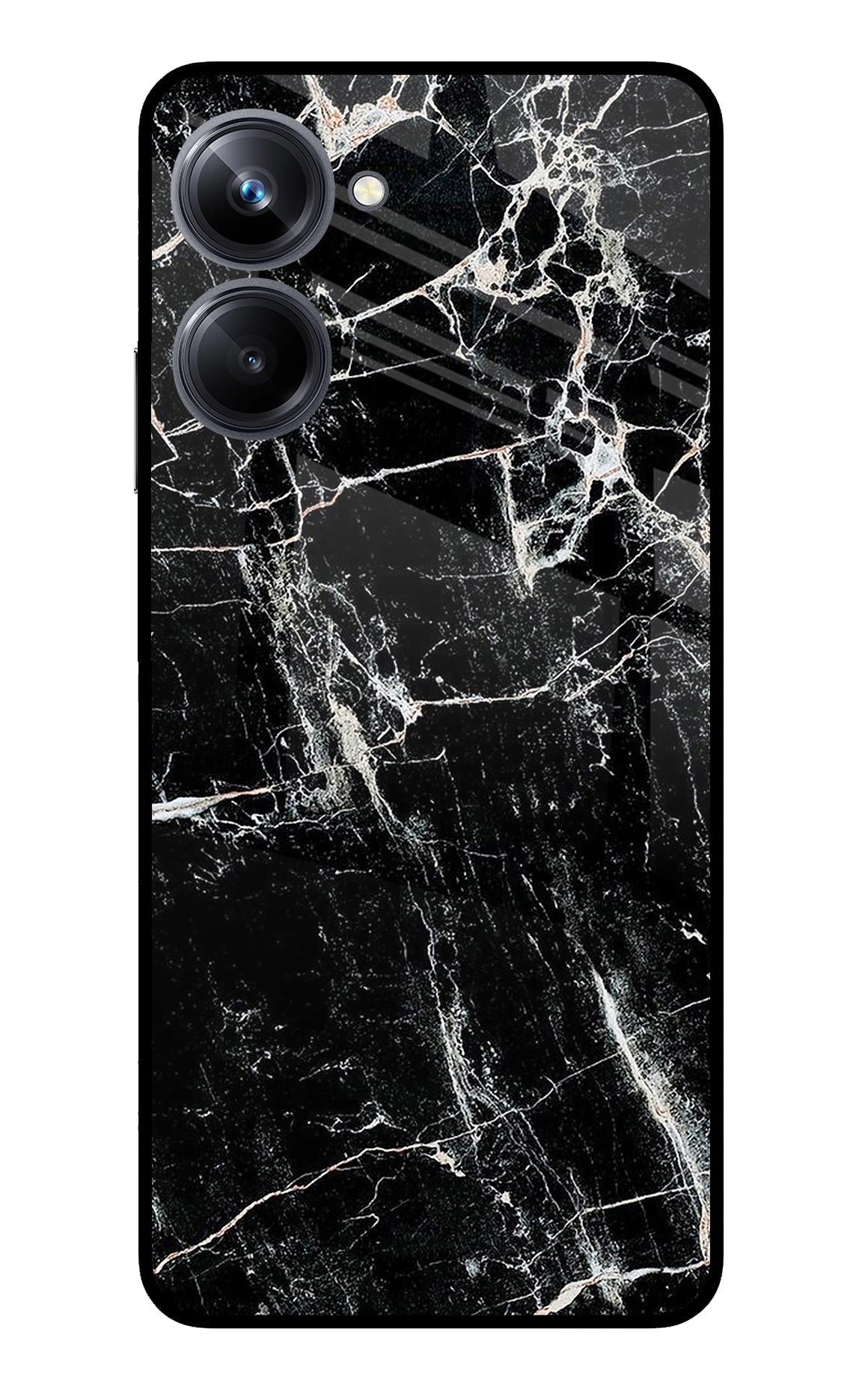 Black Marble Texture Realme 10 Pro 5G Back Cover