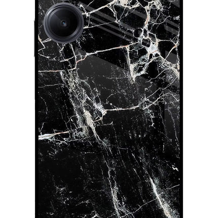Black Marble Texture Realme 10 Pro 5G Glass Case