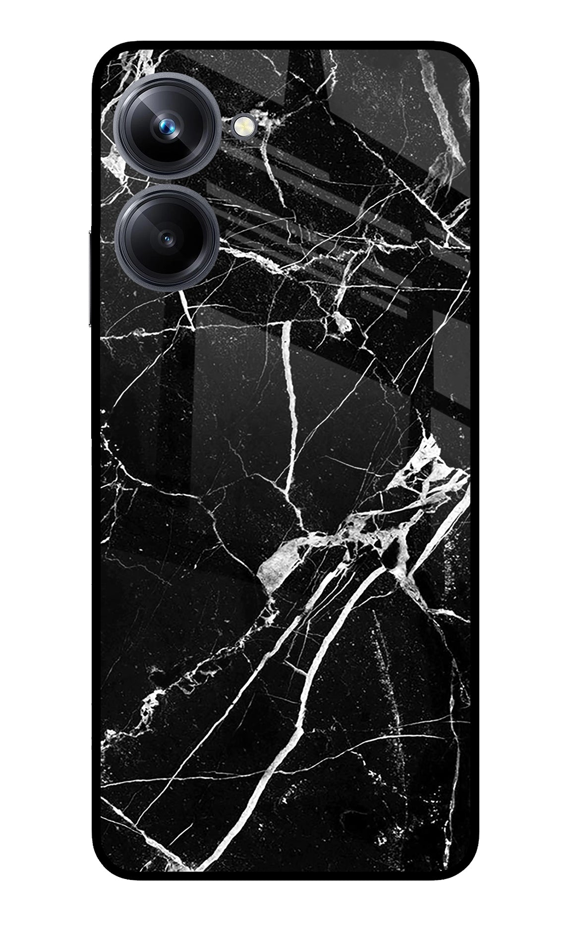 Black Marble Pattern Realme 10 Pro 5G Back Cover