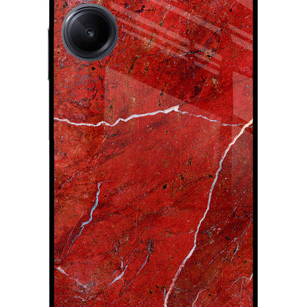Red Marble Design Realme 10 Pro 5G Glass Case