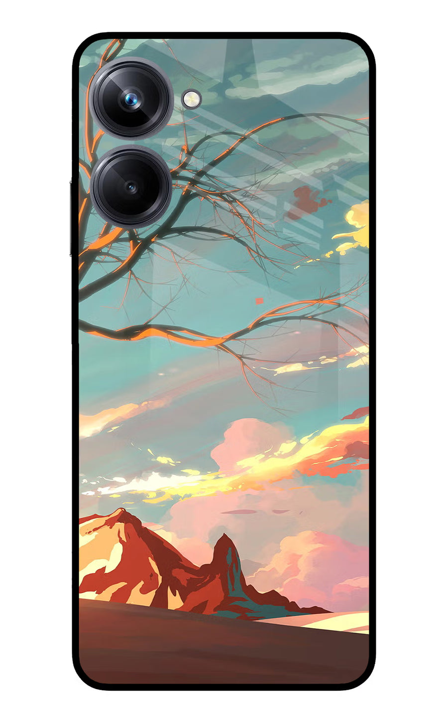 Scenery Realme 10 Pro 5G Back Cover, Metal case
