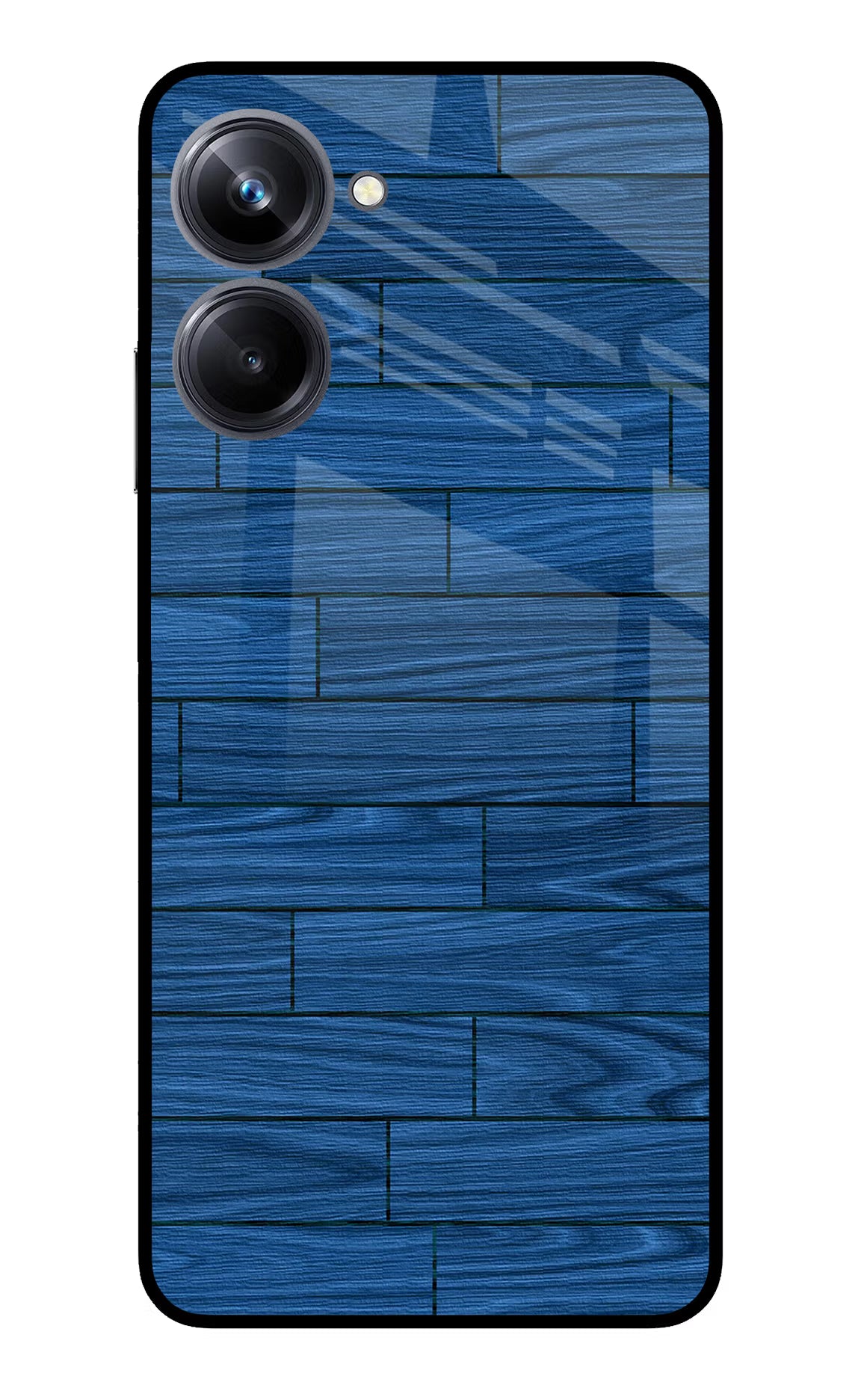 Wooden Texture Realme 10 Pro 5G Glass Case Back Cover by Casekaro