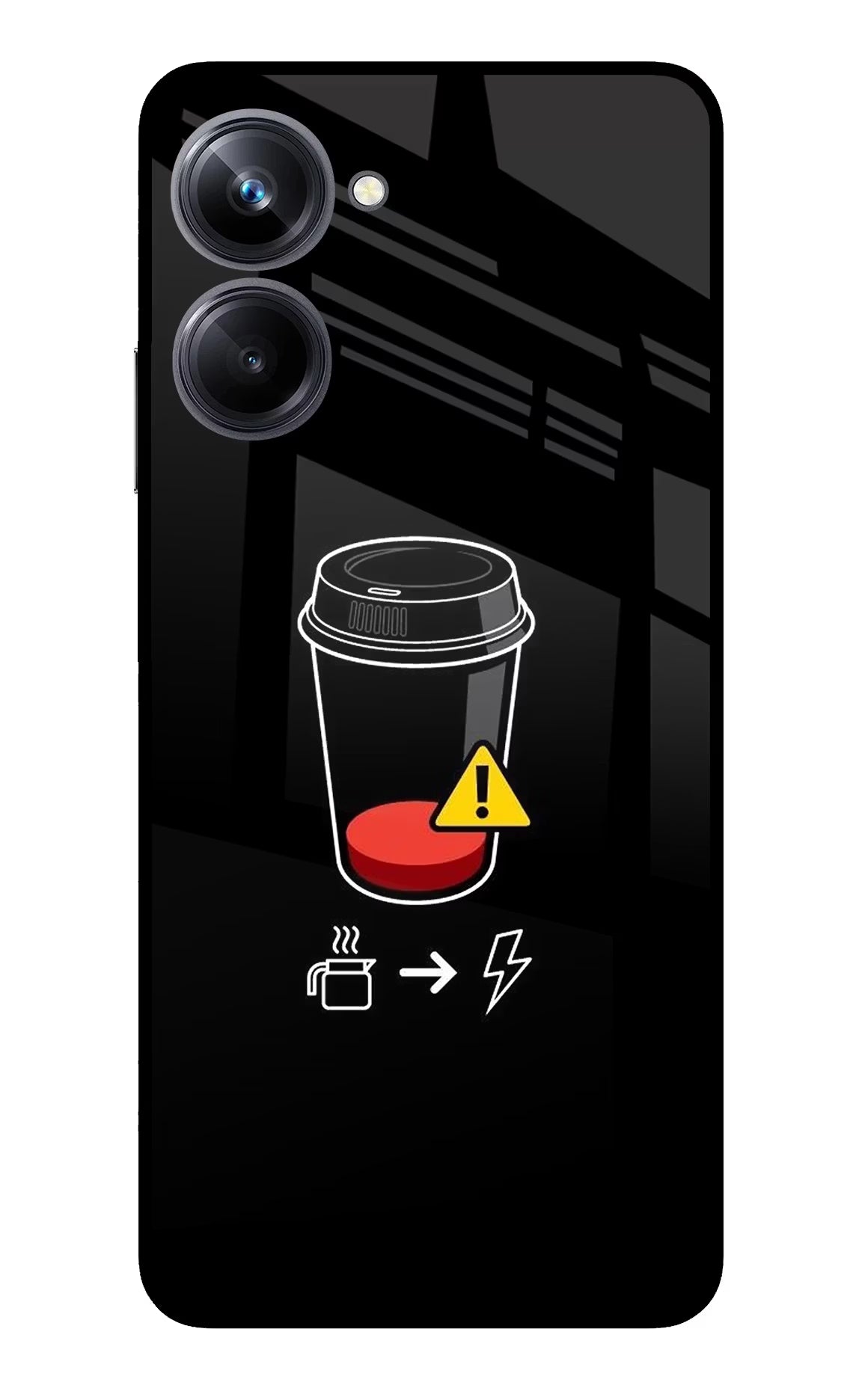 Coffee Realme 10 Pro 5G Glass Case