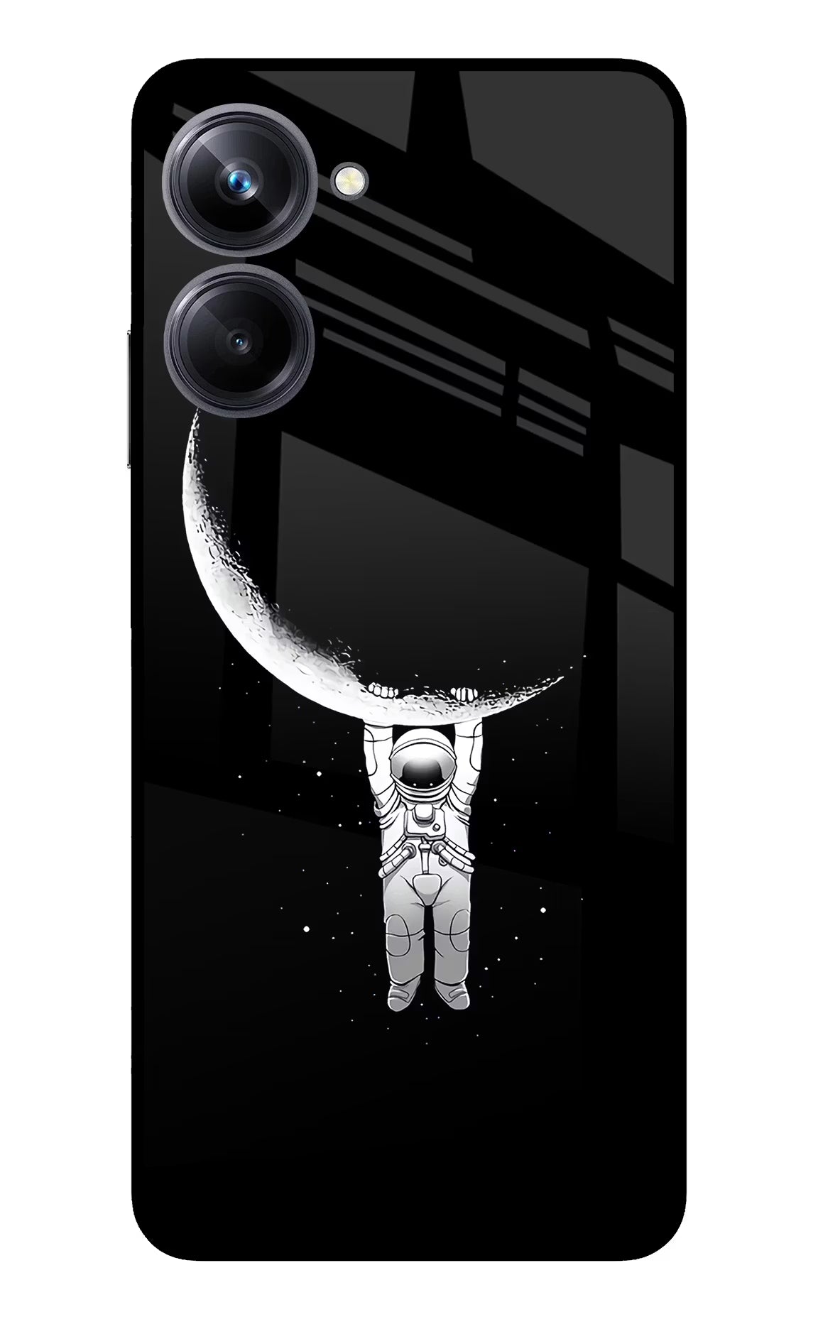 Moon Space Realme 10 Pro 5G Glass Case Back Cover by Casekaro