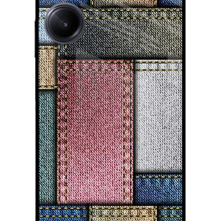 Multicolor Jeans Realme 10 Pro 5G Glass Case