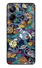 Space Abstract Realme 10 Pro 5G Glass Case