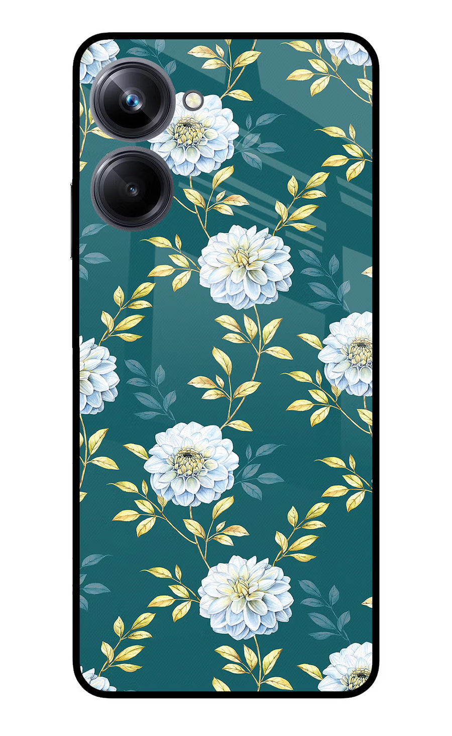 Flowers Realme 10 Pro 5G Back Cover, Metal case