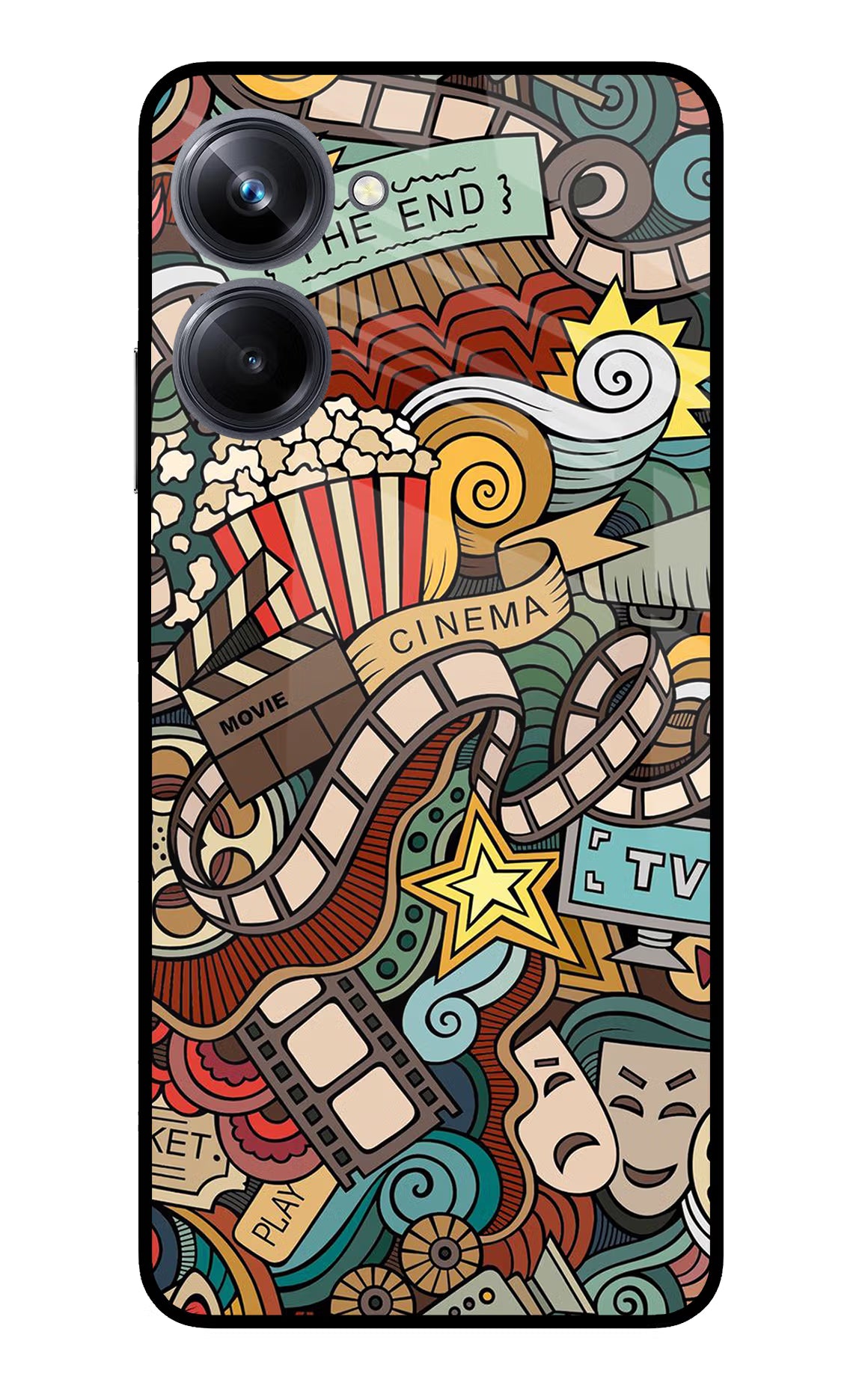 Cinema Abstract Realme 10 Pro 5G Glass Case